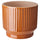 HONUNGSPALM plant pot, in/outdoor/brown, 12 cm
