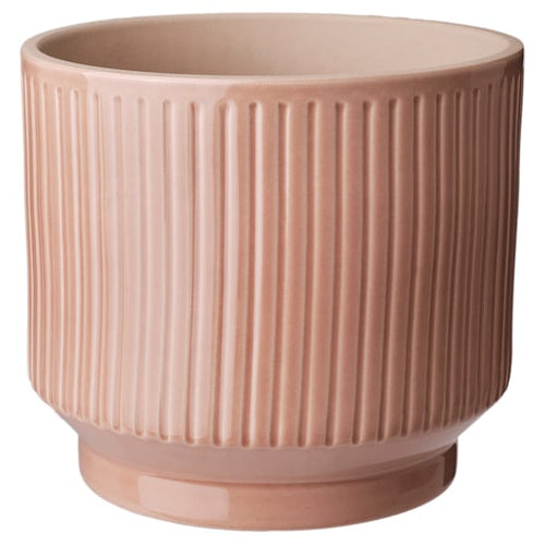 HONUNGSPALM plant pot, in/outdoor/pink, 17 cm