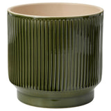 HONUNGSPALM plant pot, in/outdoor/green, 19 cm