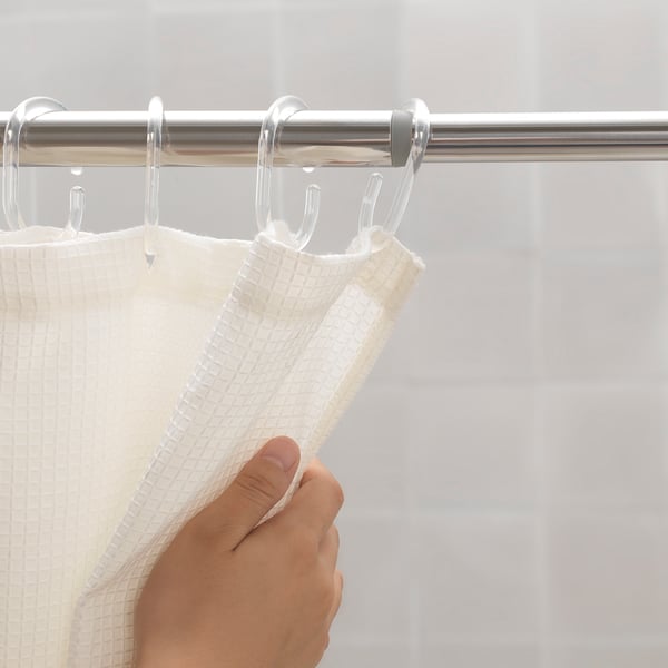 HORNEN shower curtain rod, 120-200 cm