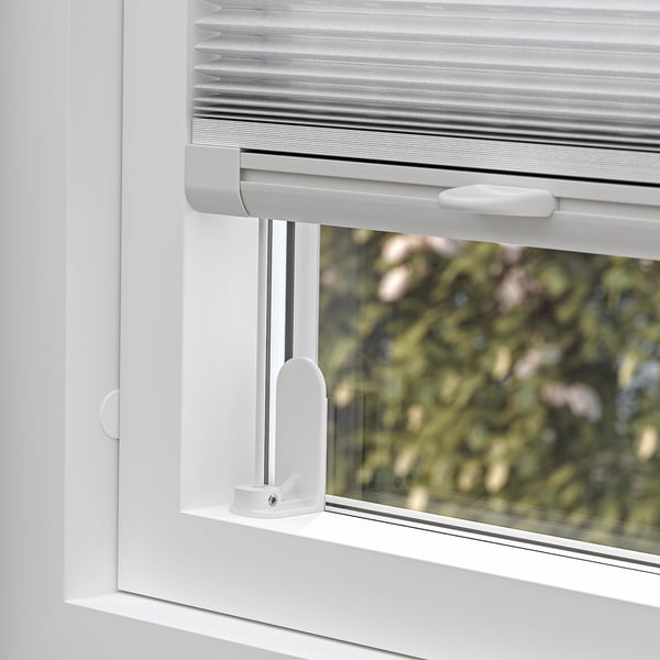 HORNVALLMO pleated blind, white/top-down bottom-up, 60x130 cm