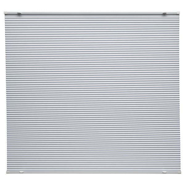 HORNVALLMO block-out pleated blind, white/top-down bottom-up, 100x130 cm