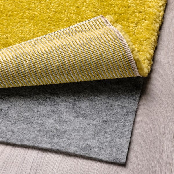 Ikea HOTELLRUM - Rug, high pile, blue/green yellow, 133x195 cm