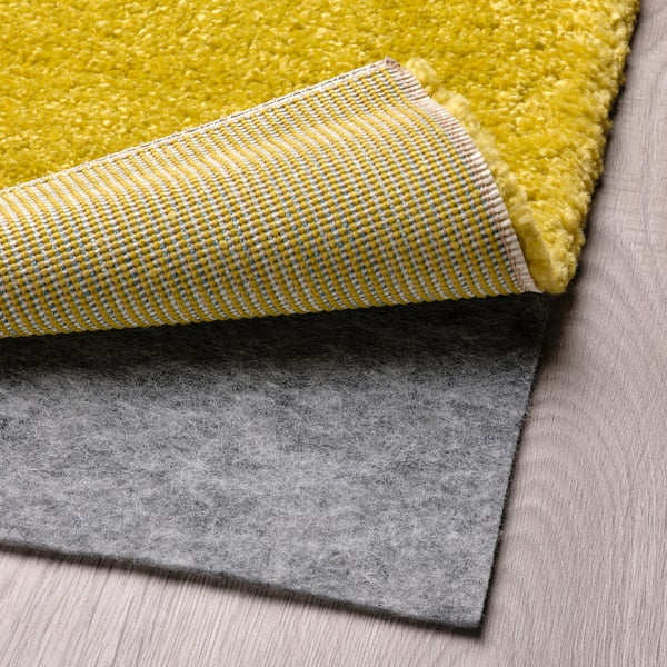 HOTELLRUM - Carpet, long pile, blue/green yellow,160x230 cm