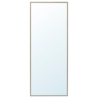 HOVET mirror, oak effect/brown, 78x196 cm