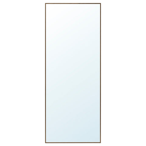 HOVET mirror, oak effect/brown, 78x196 cm
