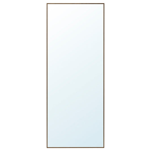 HOVET mirror, oak effect/brown, 78x196 cm