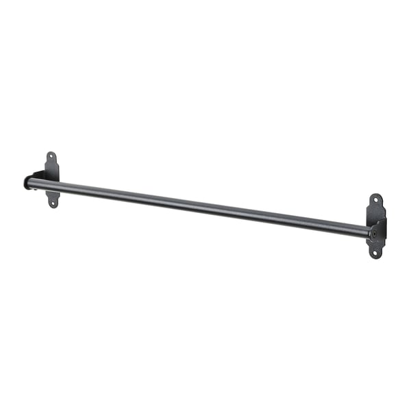 HULTARP rail, black, 60 cm