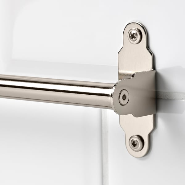 HULTARP - HULTARP Rail, nickel-plated, 80 cm