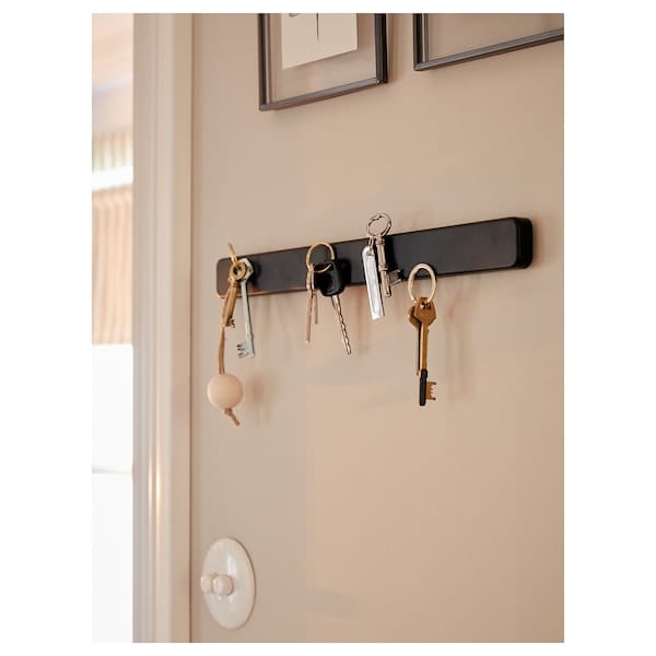 Ikea HULTARP - Magnetic knife rack, black, 38 cm