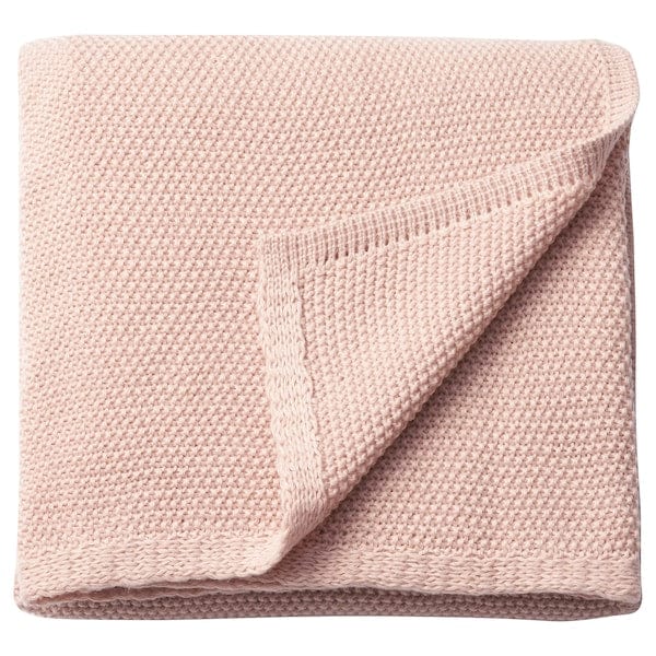 Ikea HUMLEMOTT - Plaid, pale pink,130x170 cm