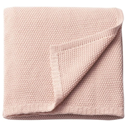 HUMLEMOTT throw, pale pink, 130x170 cm