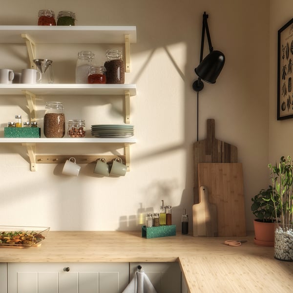 HUNDHAJ spice rack, green, 20 cm