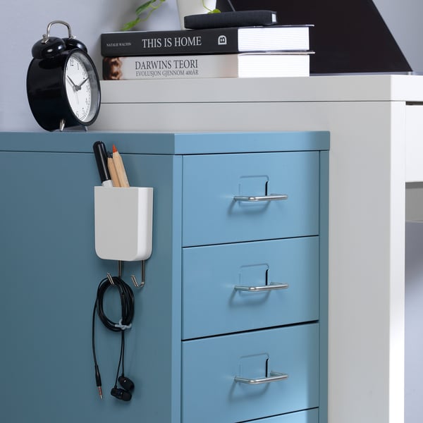 HUNDKOJA container with magnet and 2 hooks, 6x3 cm