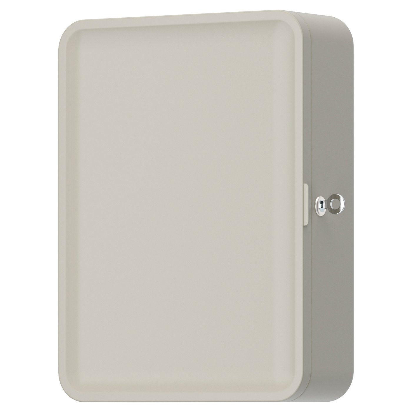 HUSBYÅN wall cabinet, grey-beige, 28x11x37.5 cm