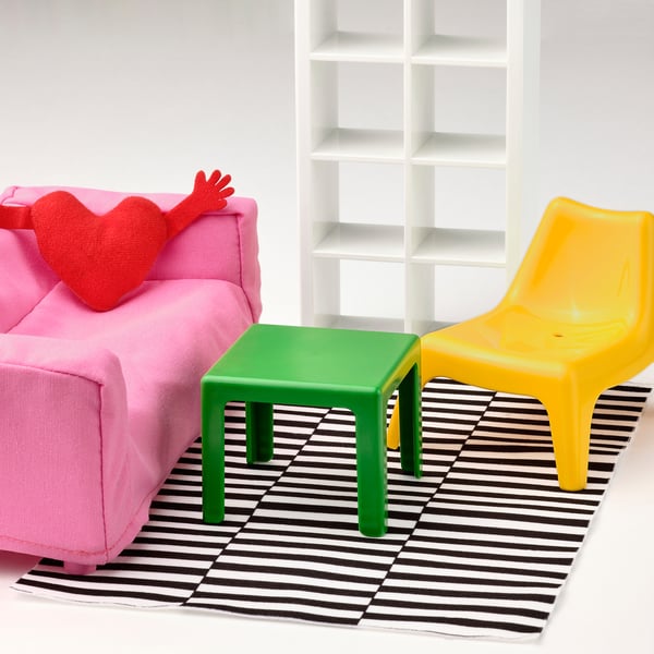 HUSET - HUSET Doll's furniture, living-room