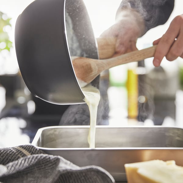 HUSKNUT saucepan, non-stick coating black, 1.8 l