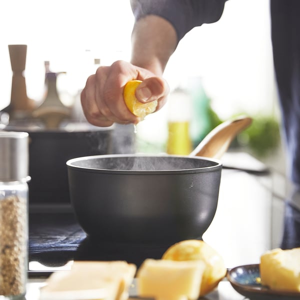 HUSKNUT saucepan, non-stick coating black, 1.8 l