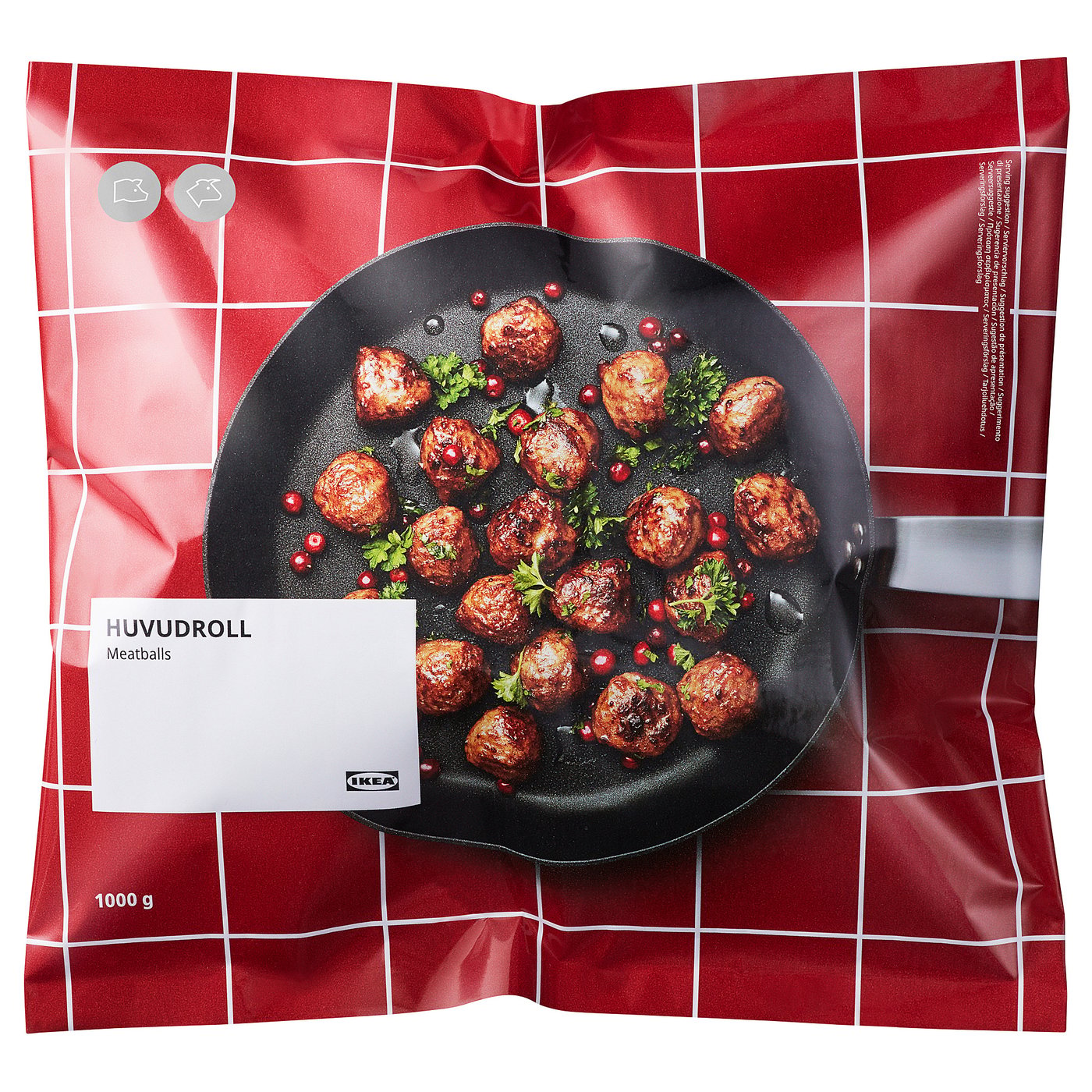 HUVUDROLL meatballs, frozen, 1000 g