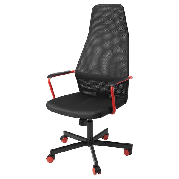 HUVUDSPELARE gaming chair, black, 46x62x54 cm