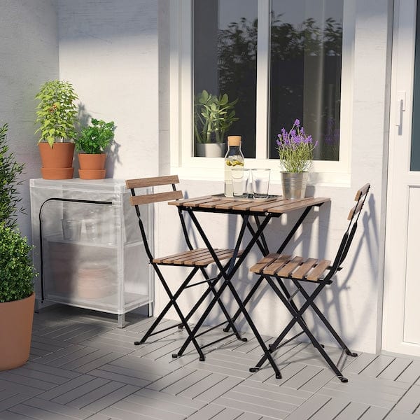 Ikea HYLLIS - Shelving unit with cover, transparent, 60x27x74 cm