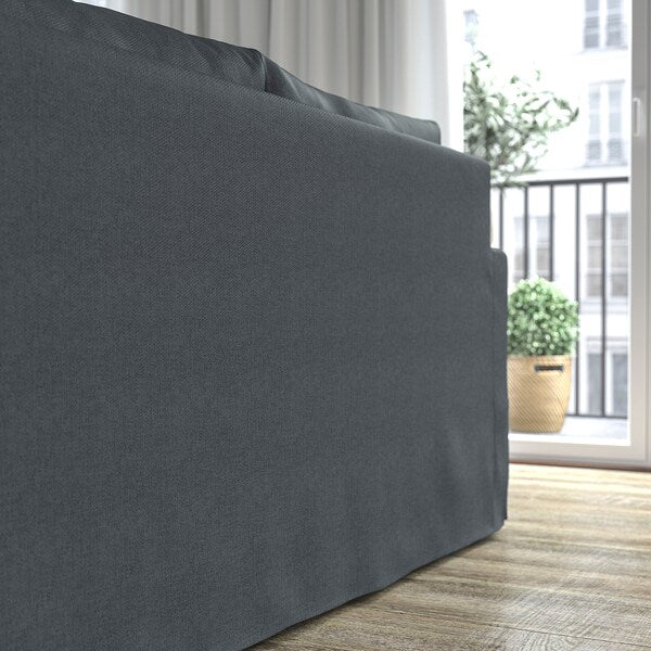 HYLTARP - 2-seater sofa, Gransel grey ,