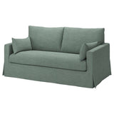HYLTARP 2-seat sofa, Hemmesta grey-green, 182 cm