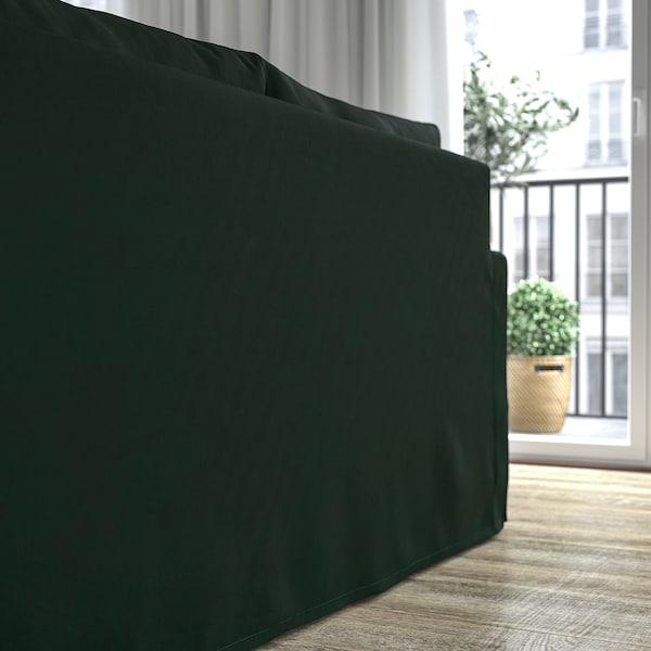 HYLTARP - 2-seater sofa, Tallmyra dark green ,