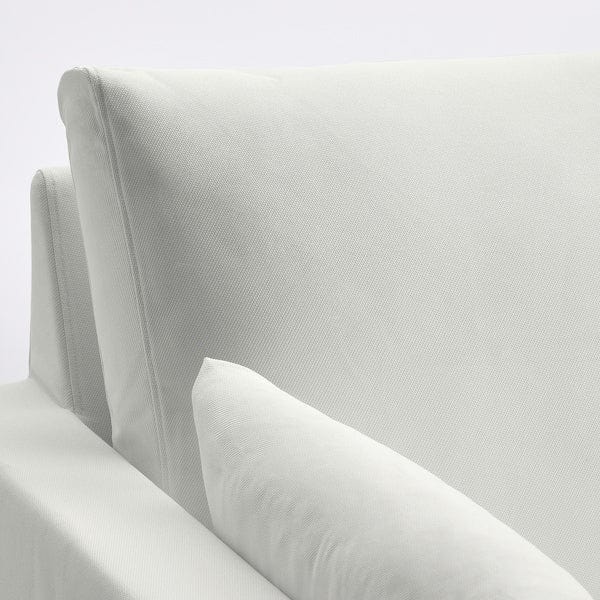 Ikea HYLTARP - 3-seater sofa/chaise-longue, right, Hallarp white ,