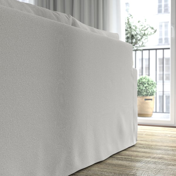 HYLTARP 3-seat sofa w chaise longue, right, Tallmyra white/black, 262 cm