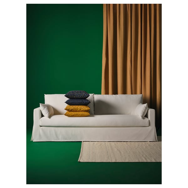 HYLTARP 3-seat sofa, Hallarp white, 232 cm
