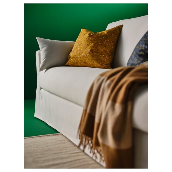 HYLTARP 3-seat sofa, Hallarp white, 232 cm
