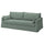 HYLTARP 3-seat sofa, Hemmesta grey-green, 232x91x93 cm