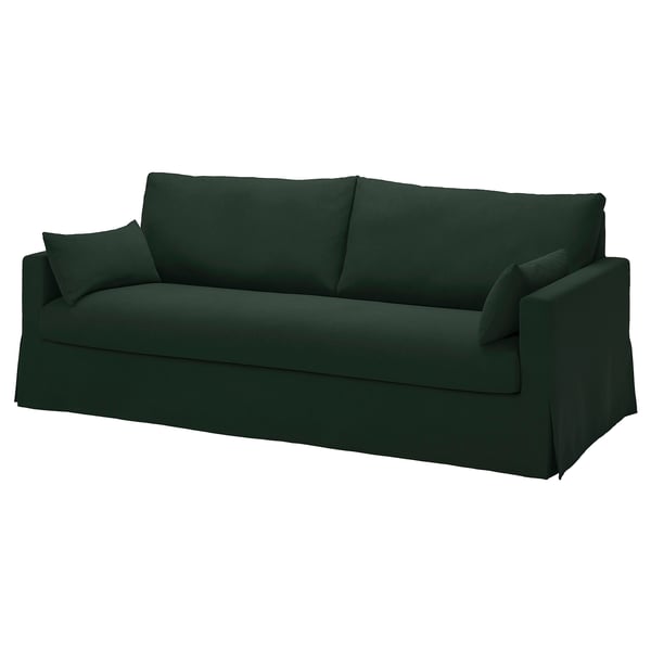 HYLTARP 3-seat sofa, Tallmyra dark green, 232x91x93 cm