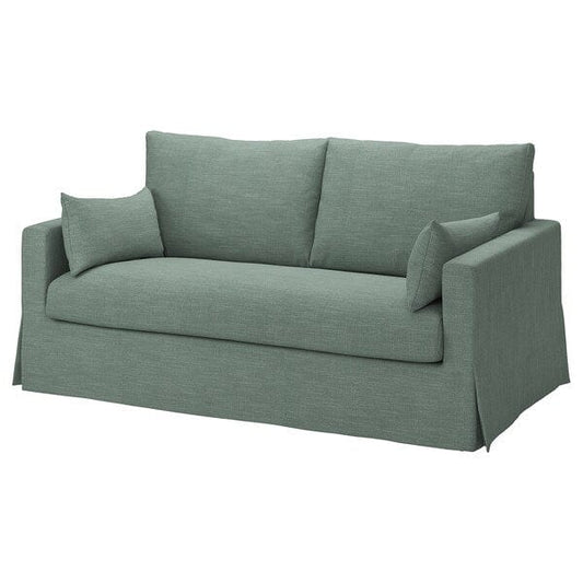 Ikea HYLTARP - 2-seater sofa bed, Hemmesta gray-green