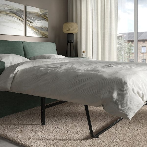 Ikea HYLTARP - 2-seater sofa bed, Hemmesta gray-green