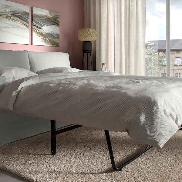 Ikea HYLTARP - 2-seater sofa bed, Tallmyra white/black ,
