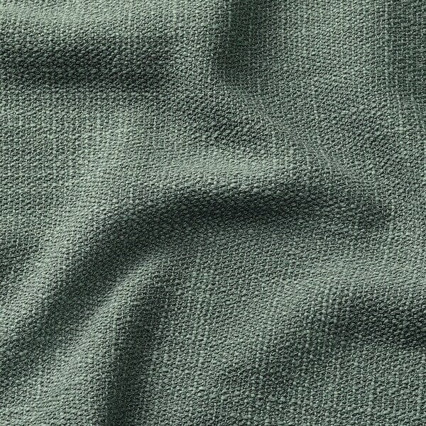 Ikea HYLTARP - Sofa cover 3 p/chaise-longue dx, Hemmesta gray-green