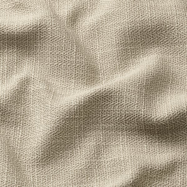 HYLTARP cover f 3-seat sofa w chs lng, left, Hemmesta light beige