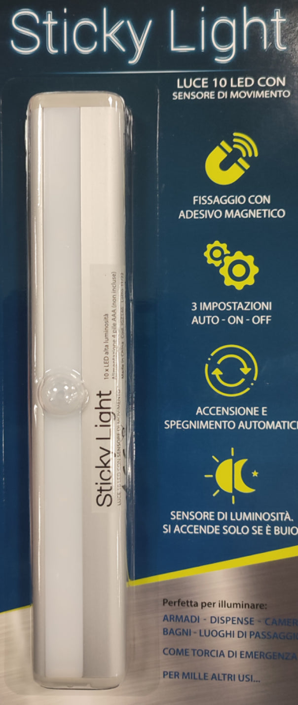 STICKY LIGH LED LIGHT W/MOTION SENSOR