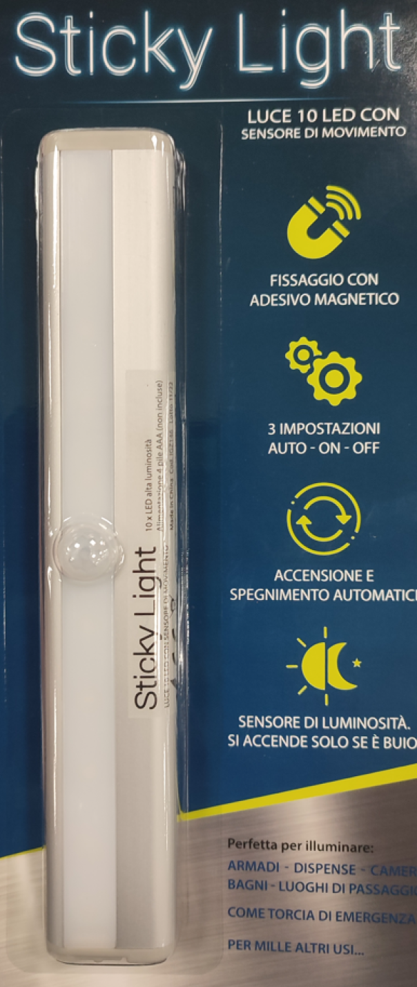 STICKY LIGH LED LIGHT W/MOTION SENSOR
