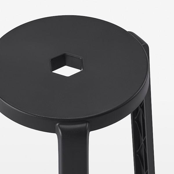 Ikea IBBARBO - Stool, dark gray