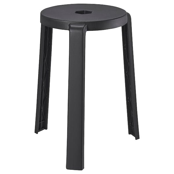 Ikea IBBARBO - Stool, dark gray