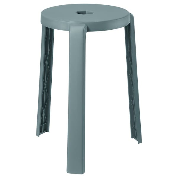 Ikea IBBARBO - Stool, turquoise