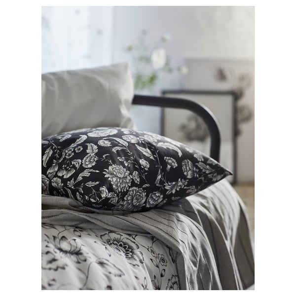 IDALINNEA cushion cover, anthracite, 50x50 cm