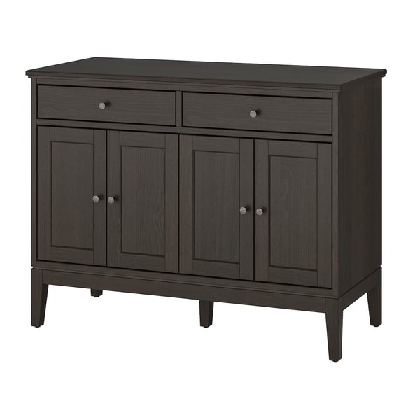 IDANÄS - IDANÄS Sideboard, dark brown stained, 124x50x95 cm