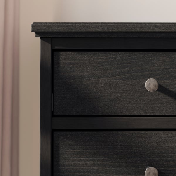 IDANÄS chest of 4 drawers, dark brown stained, 104x118 cm