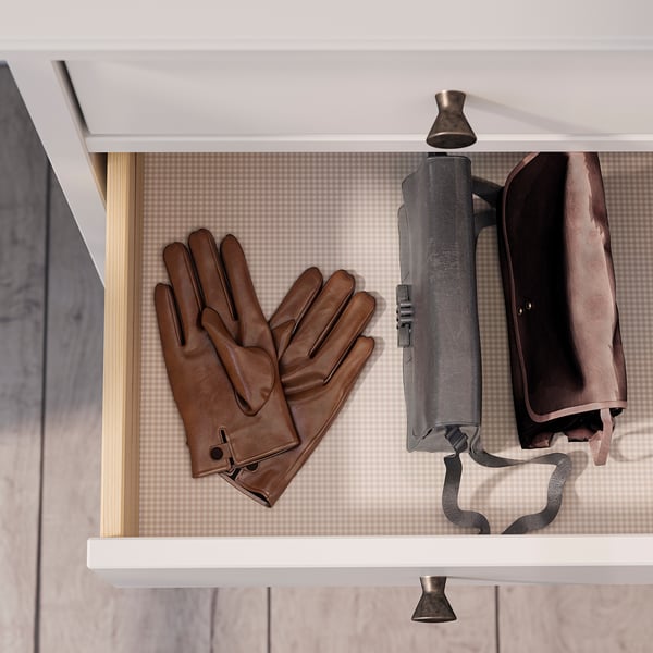 IDANÄS chest of 6 drawers, white, 84x135 cm