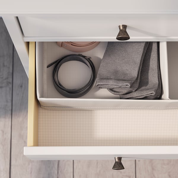 IDANÄS chest of 6 drawers, white, 84x135 cm