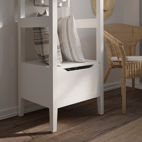 IDANÄS wardrobe combination, white, 180x59x211 cm